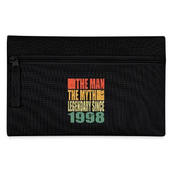 Geboren 1998 The Man The Myth Geburtstag - Federtasche - Schwarz - Vorne