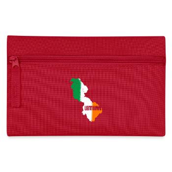 Leitrim Irland County | Flagge Landkarte Kontur - Federtasche - Rot - Vorne