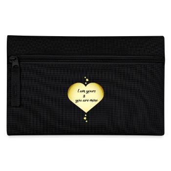 Couples amoureux Coeur d’amour - Trousse - noir - Devant
