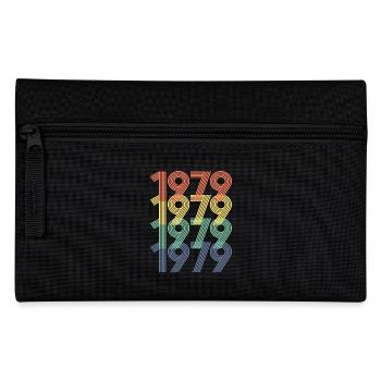 1979 Jahrgang 45. Geburtstag Männer Frauen 45 Jahre alt - Federtasche - Schwarz - Vorne