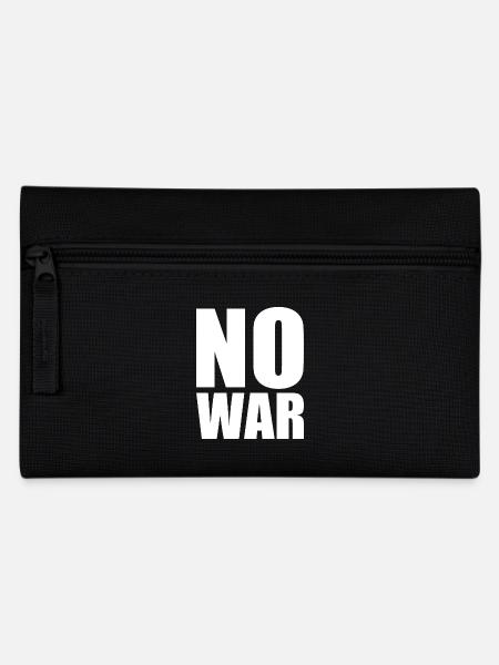 No war - Pencil Case - black