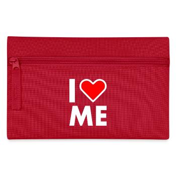 I love me - Federtasche - Rot - Vorne