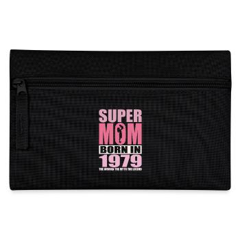 Mom's birthday 1979 | Super Mom - Pencil Case - black - Front