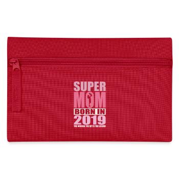 Anniversaire de maman 2019 | Super Maman - Trousse - rouge - Devant