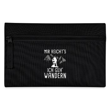 Mir reichts ich geh Wandern - Federtasche - Schwarz - Vorne