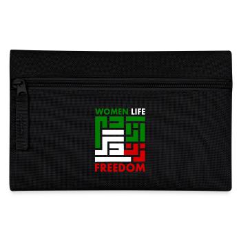 women life freedom Zan zendegi azadi - Pencil Case - black - Front