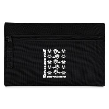 Gas mask and dangers - Pencil Case - black - Front