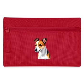 Jack Russell - Pencil Case - red - Front