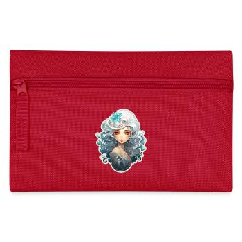 Magicien de cristal avec une chemise de jeu de rôle aux cheveux blancs - Trousse - rouge - Devant