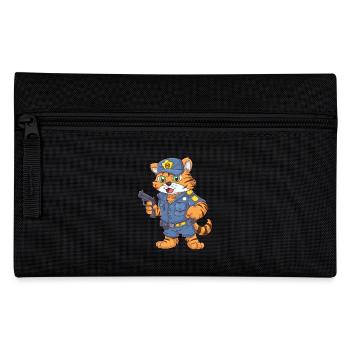 Tiger Polizist - Federtasche - Schwarz - Vorne
