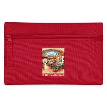 Cafe Radiology Medical Art Barista Manip Radio - Pencil Case - red - Front