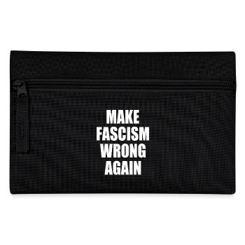 make fascism wrong again - Trousse - noir - Devant