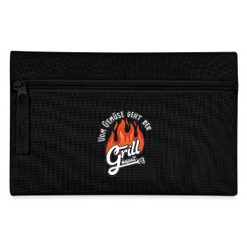 Grillen vom Gemüse geht der Grill kaputt Geschenk - Federtasche - Schwarz - Vorne