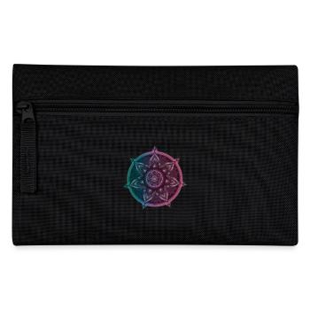 Mandala Symbolischer Kompass – Ornament Illustrati - Federtasche - Schwarz - Vorne