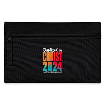 Getauft In Christus 2024 - Gottes Liebe - Federtasche - Schwarz - Vorne