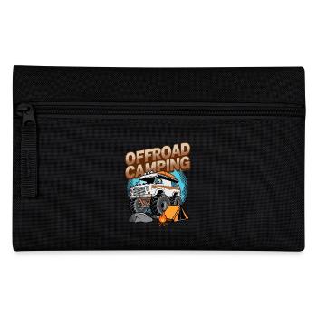 Off-road camping - Pencil Case - black - Front
