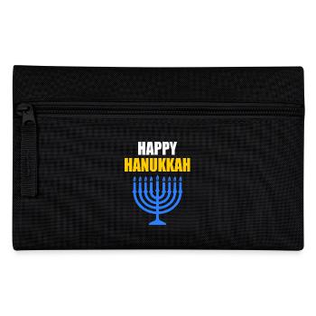 HAPPY HANUKKAH - Federtasche - Schwarz - Vorne