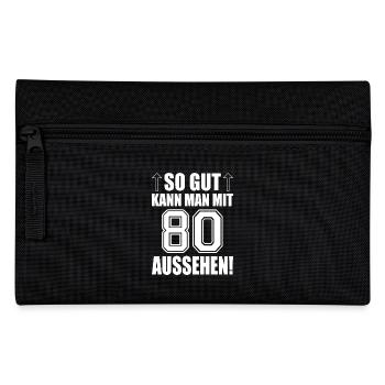 so gut kann man mit 80 aussehen - Federtasche - Schwarz - Vorne
