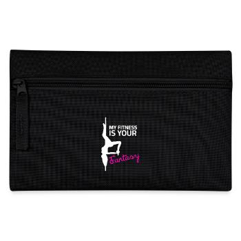 Dictons de pole dance - My Fitness is your Fantasy - Trousse - noir - Devant