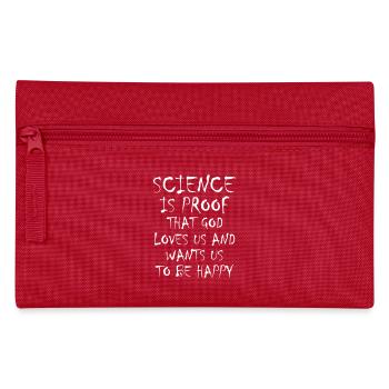 Science is Proof - Federtasche - Rot - Vorne