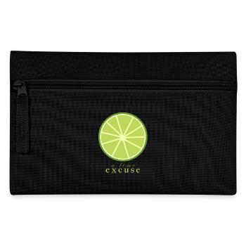 Eine Limetten-Ausrede - Federtasche - Schwarz - Vorne