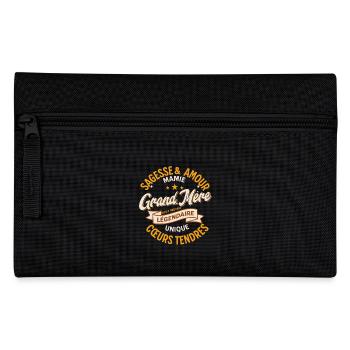 "Grand-Mère Légendaire : Amour et Sagesse" - Trousse - noir - Devant