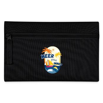 The sea always works - Pencil Case - black - Front