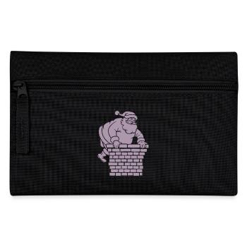 Silhouette du Père Noël Minimaliste - Trousse - noir - Devant