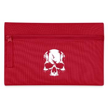 Crâne Pirate Rebelle - Trousse - rouge - Devant