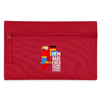 Perroquet - Trousse - rouge - Devant