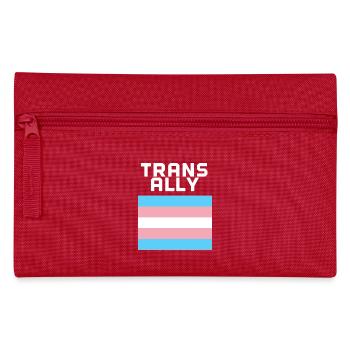 Trans ally - Pencil Case - red - Front