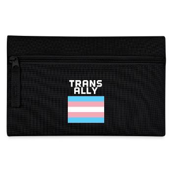 Trans ally - Pencil Case - black - Front