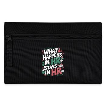HR secrets stay between us - Pencil Case - black - Front