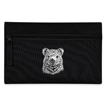 Wombat Portrait Australian Animals Animal - Pencil Case - black - Front
