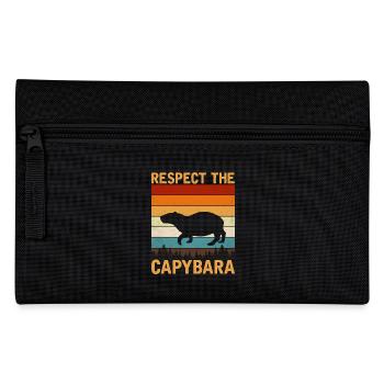 Capybara - Federtasche - Schwarz - Vorne