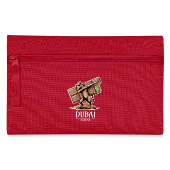 Dubaï Rocks - Design de dromadaire de Dabbing Cool - Trousse - rouge - Devant