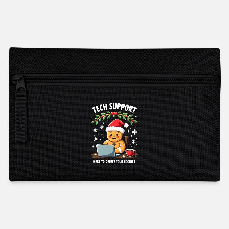 Tech Support, I'm here to delete your cookies - Federtasche - Schwarz