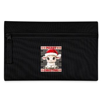 Mouton Agneau Moche Noël Noël Doux - Trousse - noir - Devant