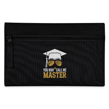 Funny design for the master's degree - Pencil Case - black - Front