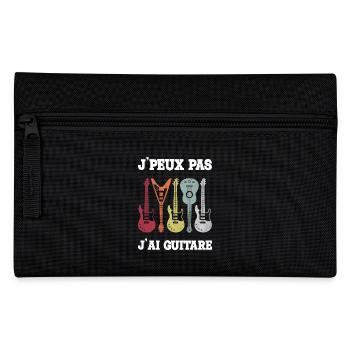 Ich kann keine Gitarre haben 1 - Federtasche - Schwarz - Vorne
