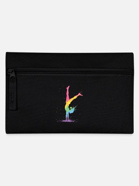Gymnastik Herzschlag - Turnerin - Federtasche - Schwarz
