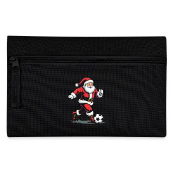 Fussballer Weihnachten - Federtasche - Schwarz - Vorne