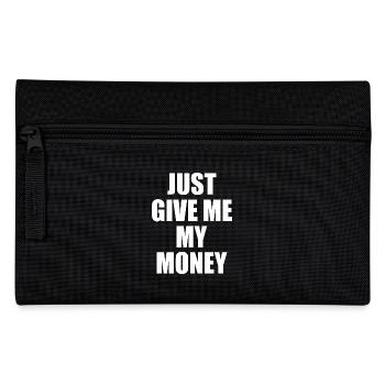 Just give me my money - Federtasche - Schwarz - Vorne