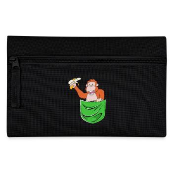 Orang Utan - Federtasche - Schwarz - Vorne