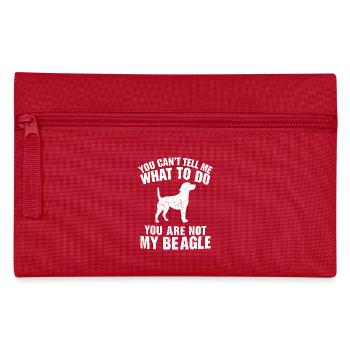 Funny Beagle Men Women Hound Beagle Dog Lovers - Trousse - rouge - Devant