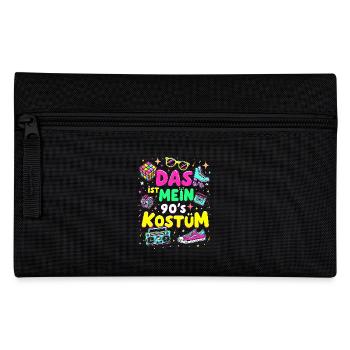 90s Theme Party 90s Costume - I love the 90s - Pencil Case - black - Front