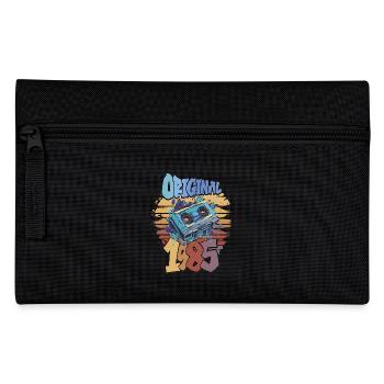 Original 1985 40. Geburtstag Geburtstagsgeschenk - Federtasche - Schwarz - Vorne