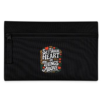 Set Your Heart On Things Above 6 - Federtasche - Schwarz - Vorne