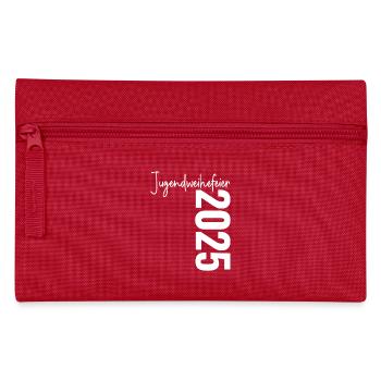 Jugendweihe Feier 2025 - Jugendweihefeier 2025 - Federtasche - Rot - Vorne
