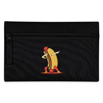 Hot Dog Snack - Pencil Case - black - Front